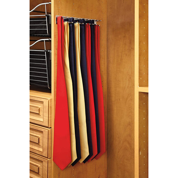 Wall mounted belt rack for closet sale